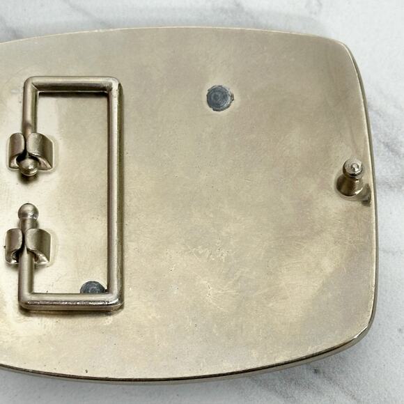 Rhinestone X Letter Initial Monogram Silver Tone Belt Buckle ✨ - Picture 8 of 8